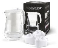 AQUAPHOR Dzbanek filtrujący Onyx 4,2l (biały) + 3 wkłady B100-25 Maxfor Mg 2+  - 1378166 - zdjęcie 1